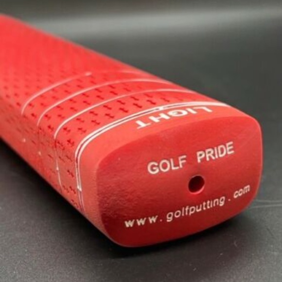 2 Thumb Golf Putter Grip Standard Size Gazeley Red 1.65" Wide Grip - Picture 4 of 5